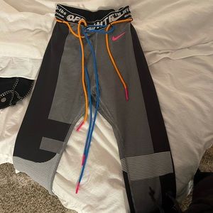 off white nike leggings